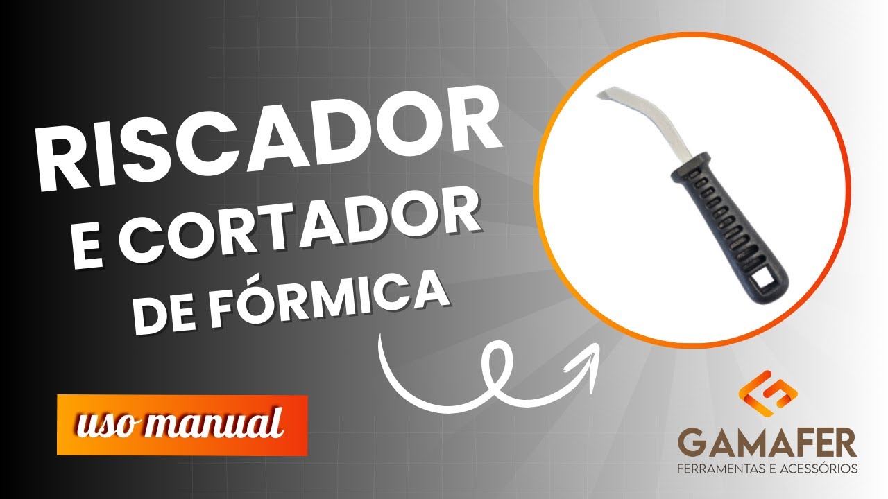Riscador e Cortador manual de f&oacute;rmica com ponta em Widea / Raspador&nbsp;Rejunte