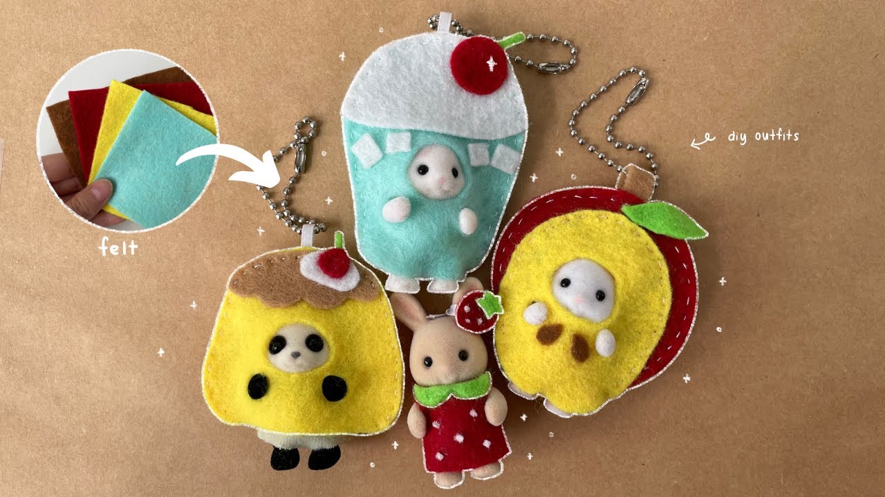 Making Cute Sylvanian Families Outfits (Calico Critters DIY)