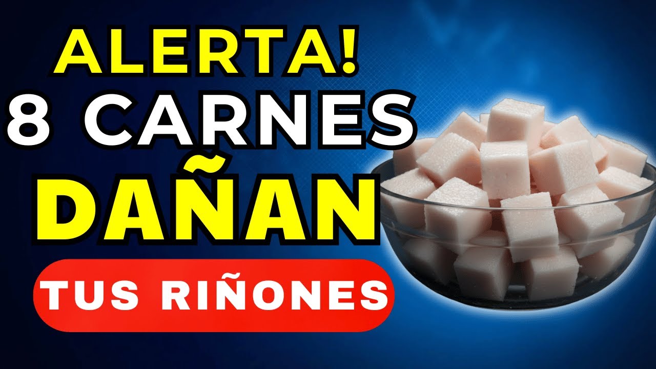 CARNES que AUMENTAN la PROTEINURIA y Debilitan tus RIÑONES (Las 8 Peores)