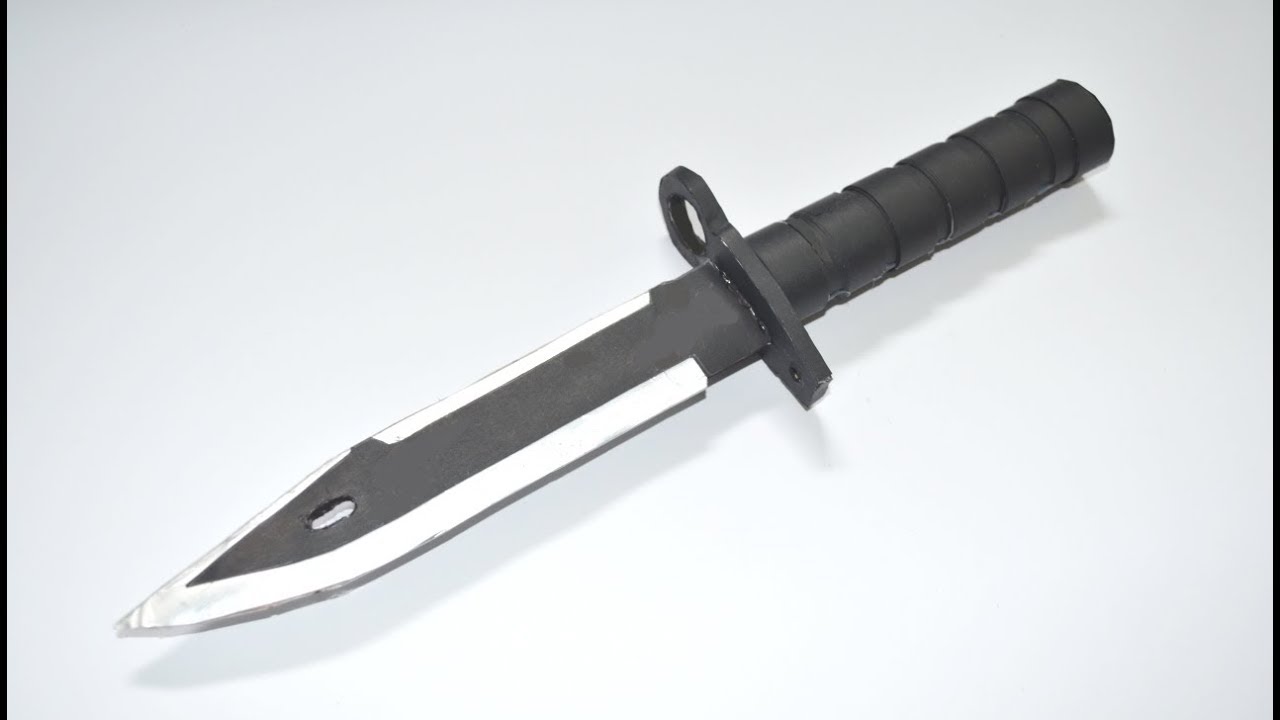 Как сделать из бумаги нож M9 Bayonet   из игры CS:GO