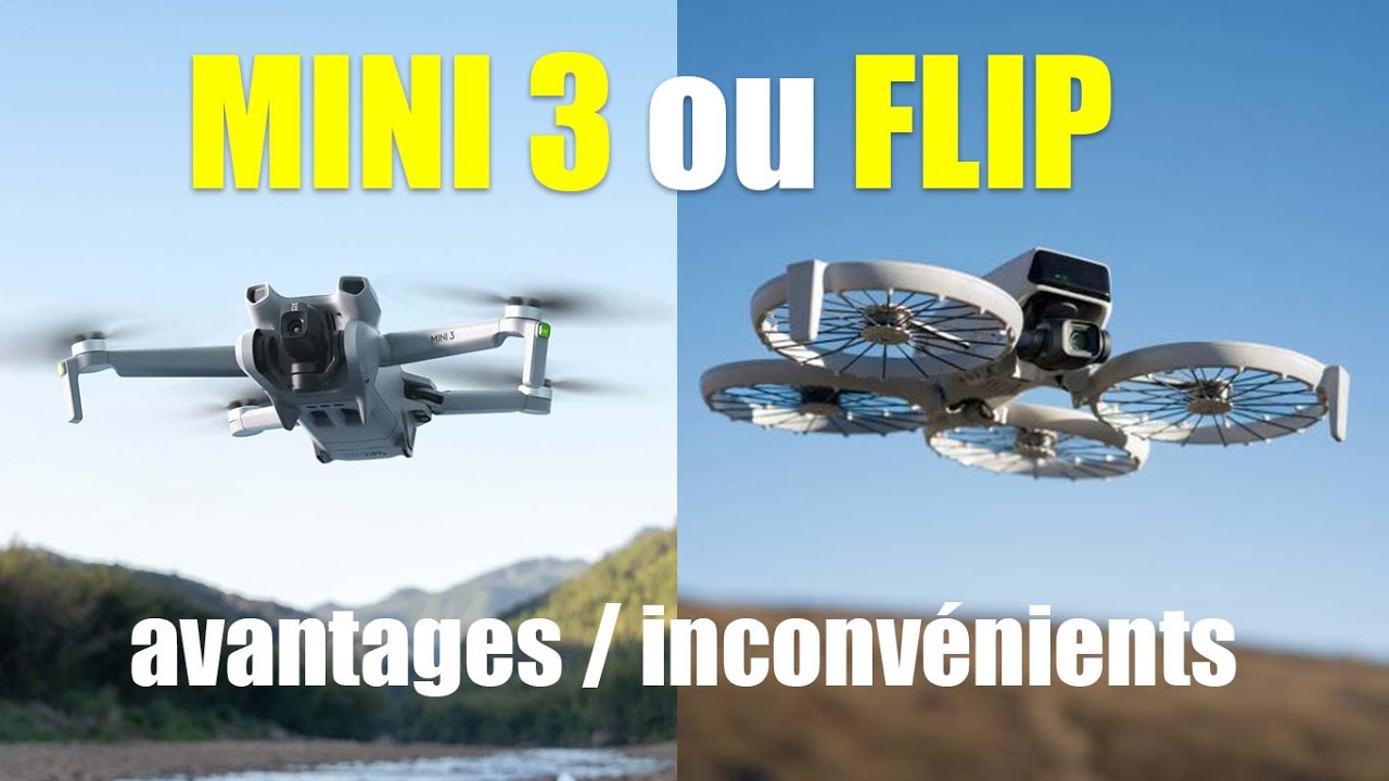 Mini 3 vs Flip Comparatif drones à moins de 400€