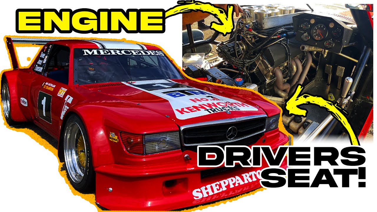 The Wildest Mercedes 450 slc EVER! - 1100hp Insane Monster of a Race Car - In The Pits Blend Line TV