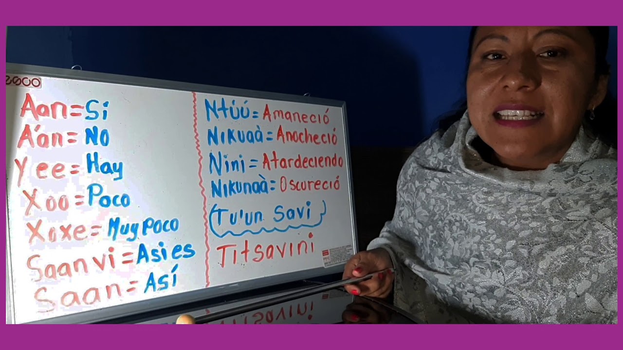 🗣APRENDE PALABRAS BÁSICAS EN TU'UN SAVI (MIXTECO).