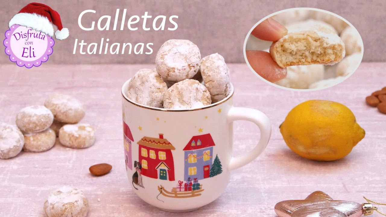 Galletas de almendra Amaretti / Galletas italianas