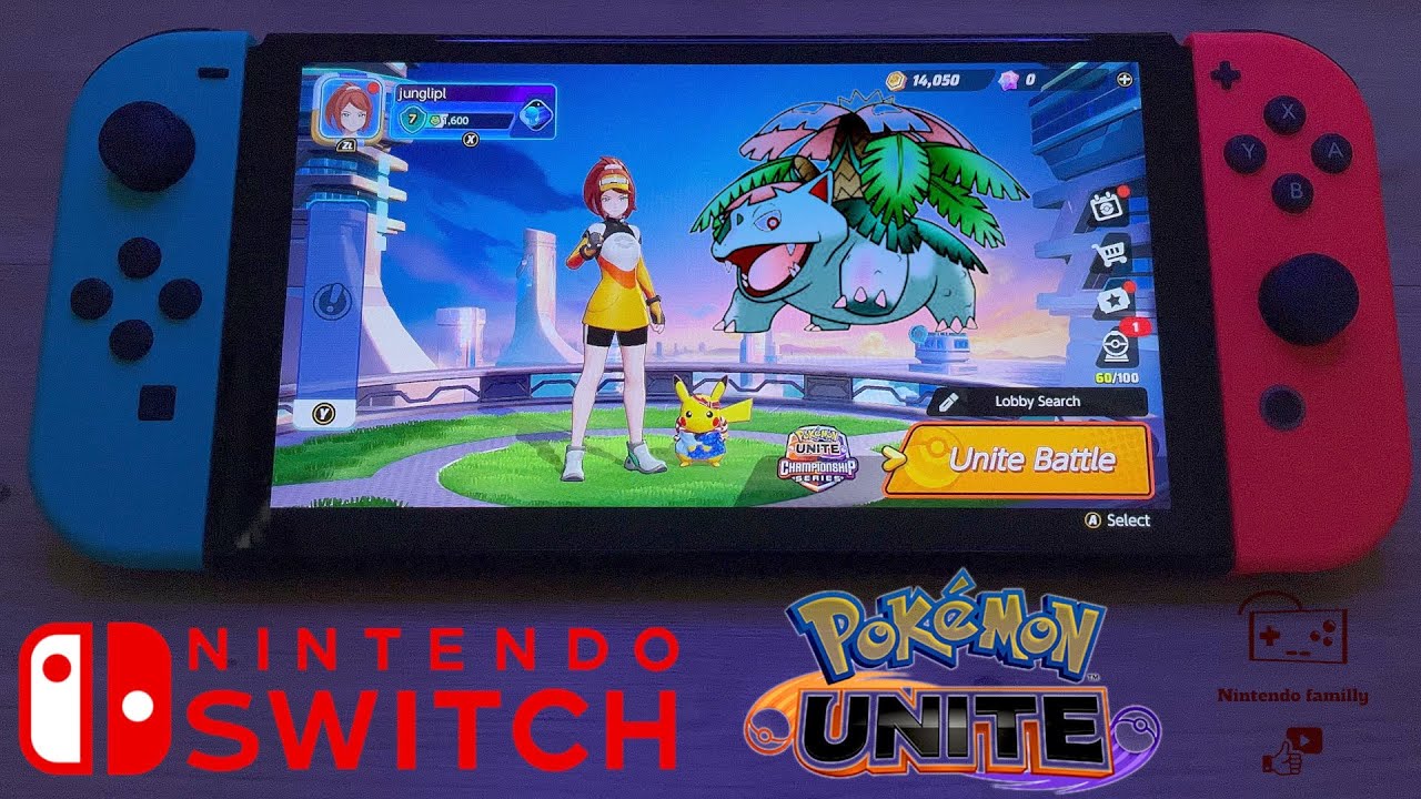 Pokemon Unite ep 02 Nintendo Switch Oled Venosaur gameplay 4k