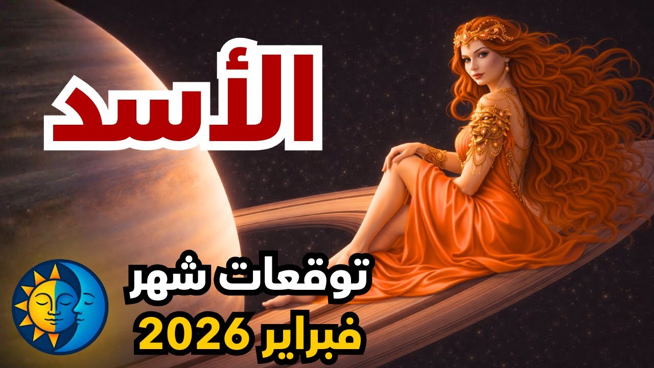 توقعات برج الاسد لشهر فبراير 💍 ثورة الشراكات الكبرى! كسوف يغير قدرك العاطفي وزحل يفتح لك باب النجاح!