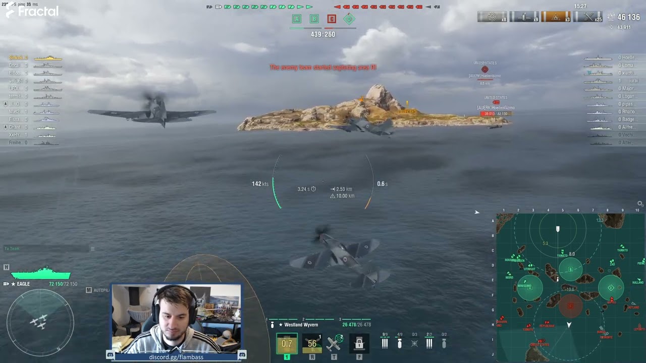 Using nasty weapons to sink other nasty weapons of war WoWS