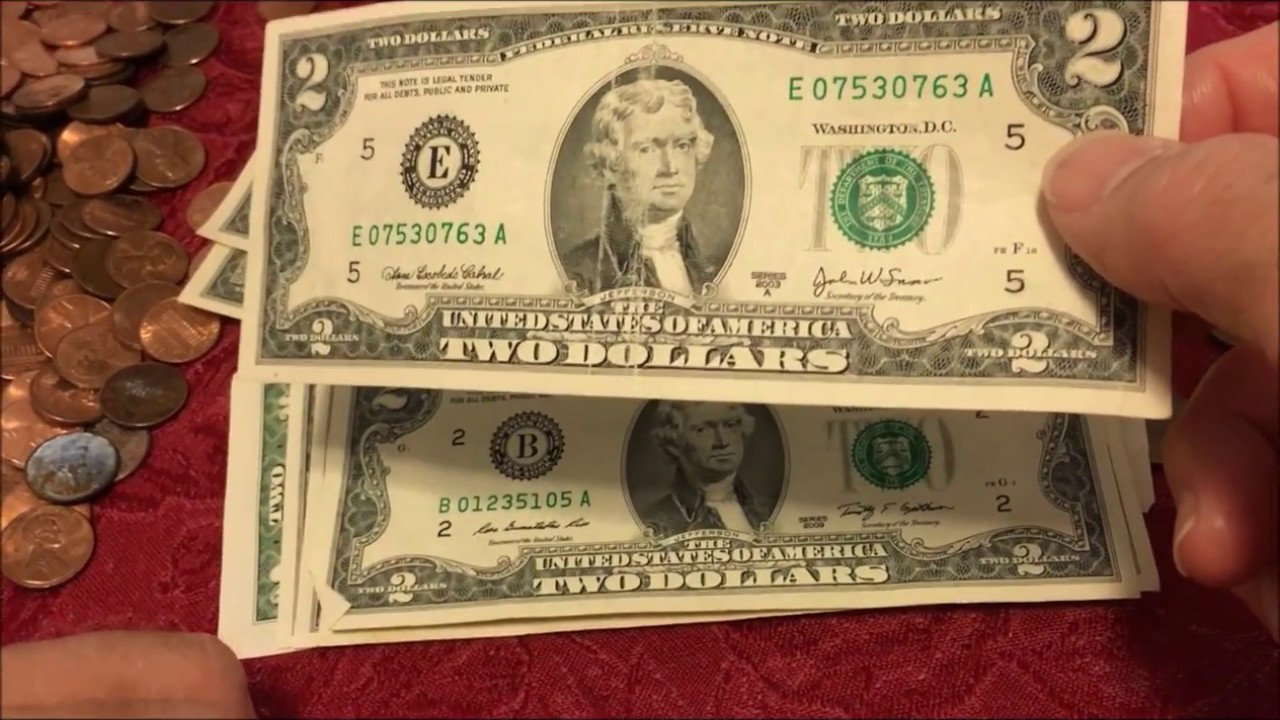 WE SEARCH $200 BANK STRAP OF $2 BILLS