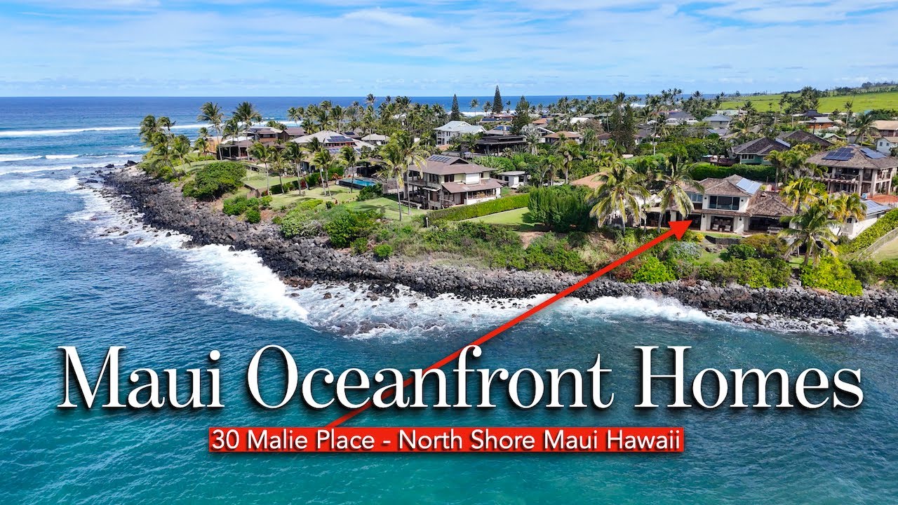 Maui HAWAII Oceanfront HOME Tour - Would you Live Here ???
