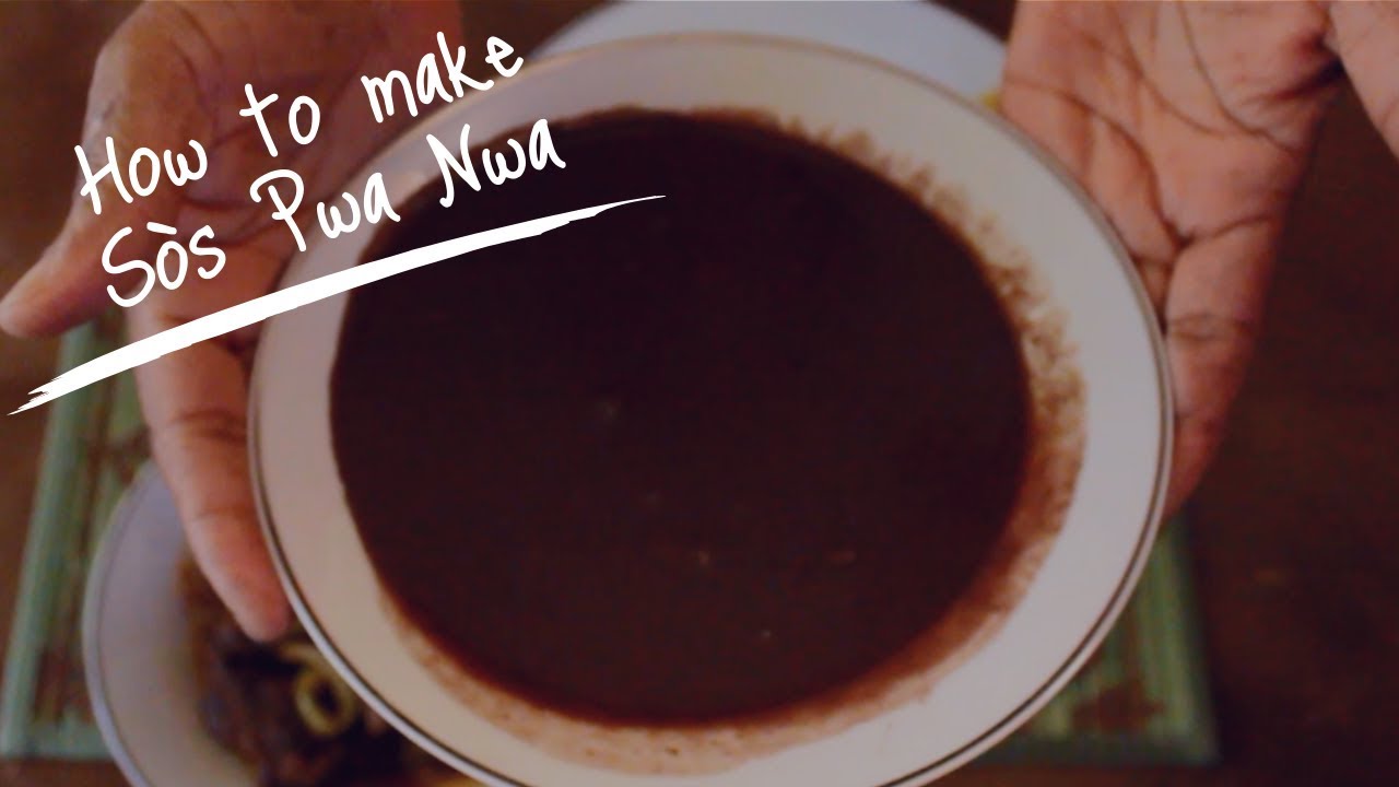 Haitian Recipes: Black Bean Sauce | Sos Pwa Nwa
