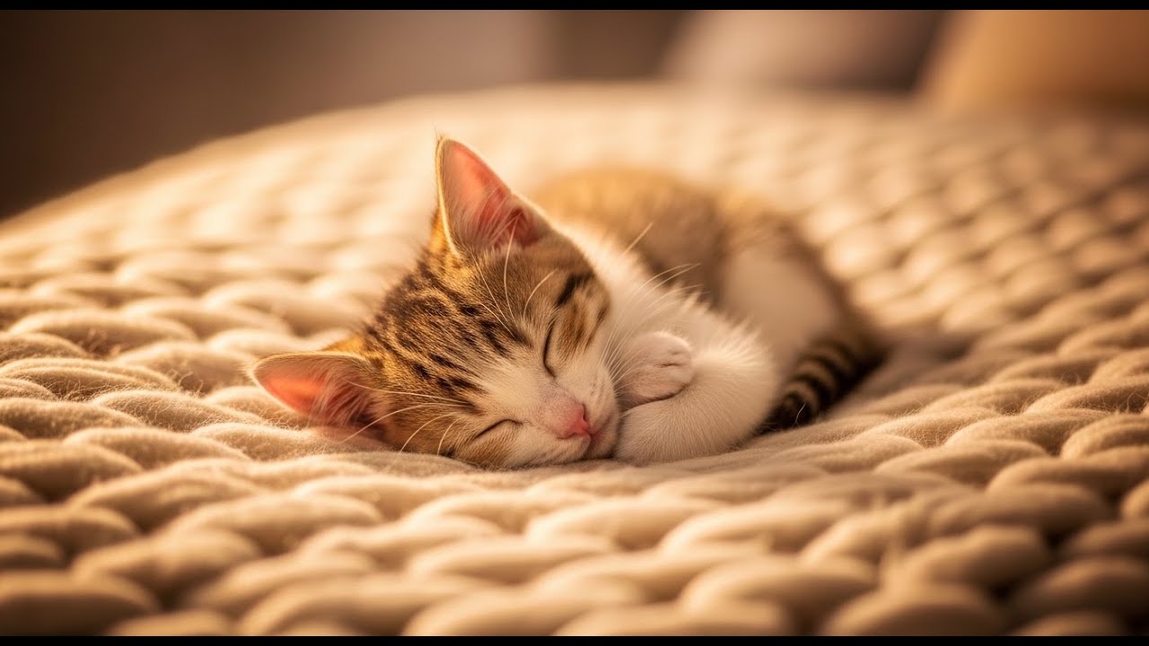 Cat Relaxation Background Sounds 🐱 12 Hours