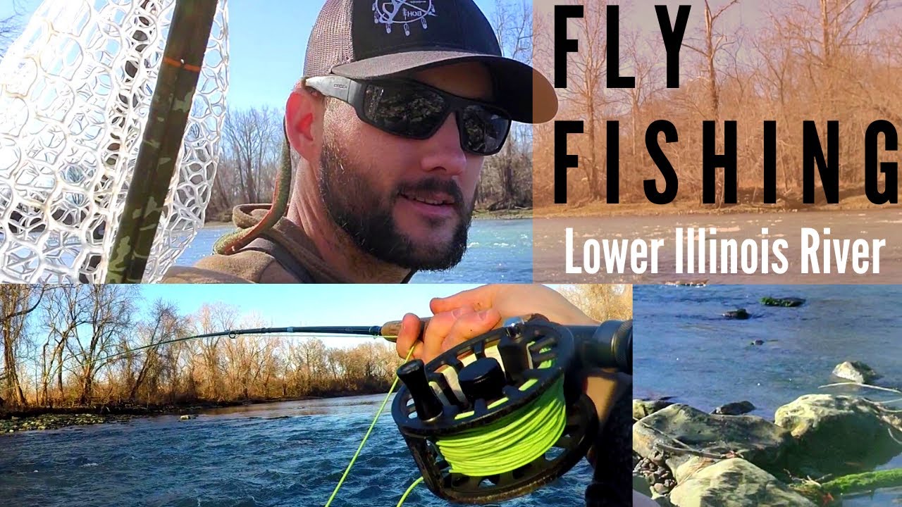 FLY FISHING for TROUT on the Lower Illinois River in OKLAHOMA