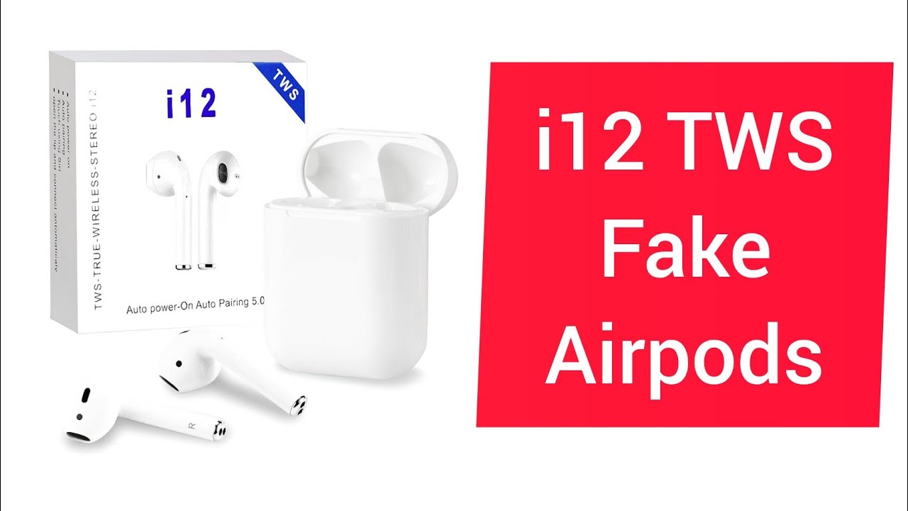 fake airpods i12 tws bluetooth headphones