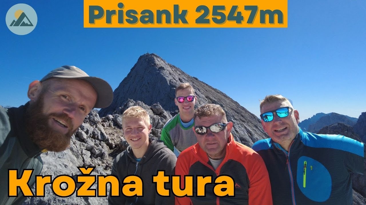 Prisank - Prisojnik (vzpon po Grebenski, spust pa skozi II okno)