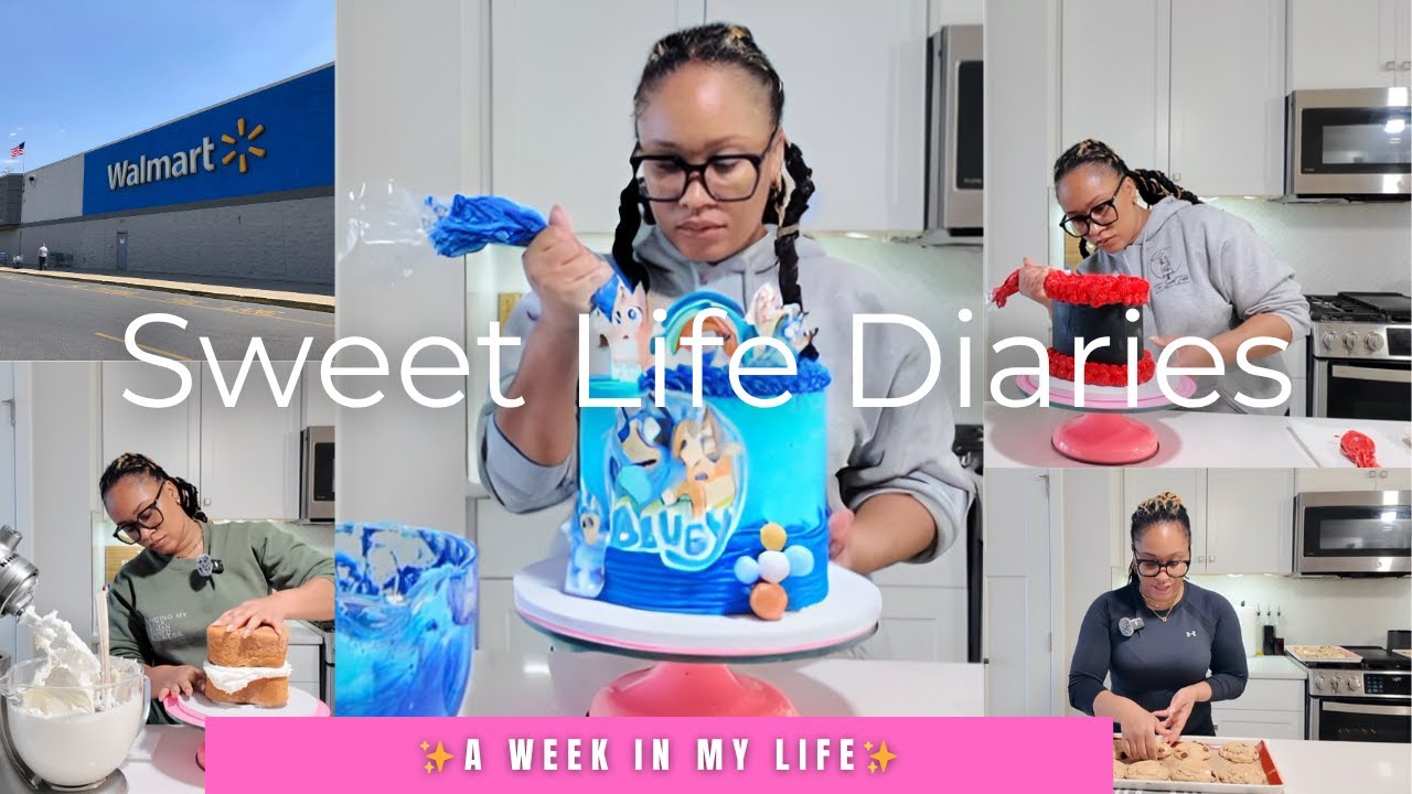 Crumb Coating Cakes, Walmart Runs & My New S’more Bliss Cookie! | Sweet Life Diaries
