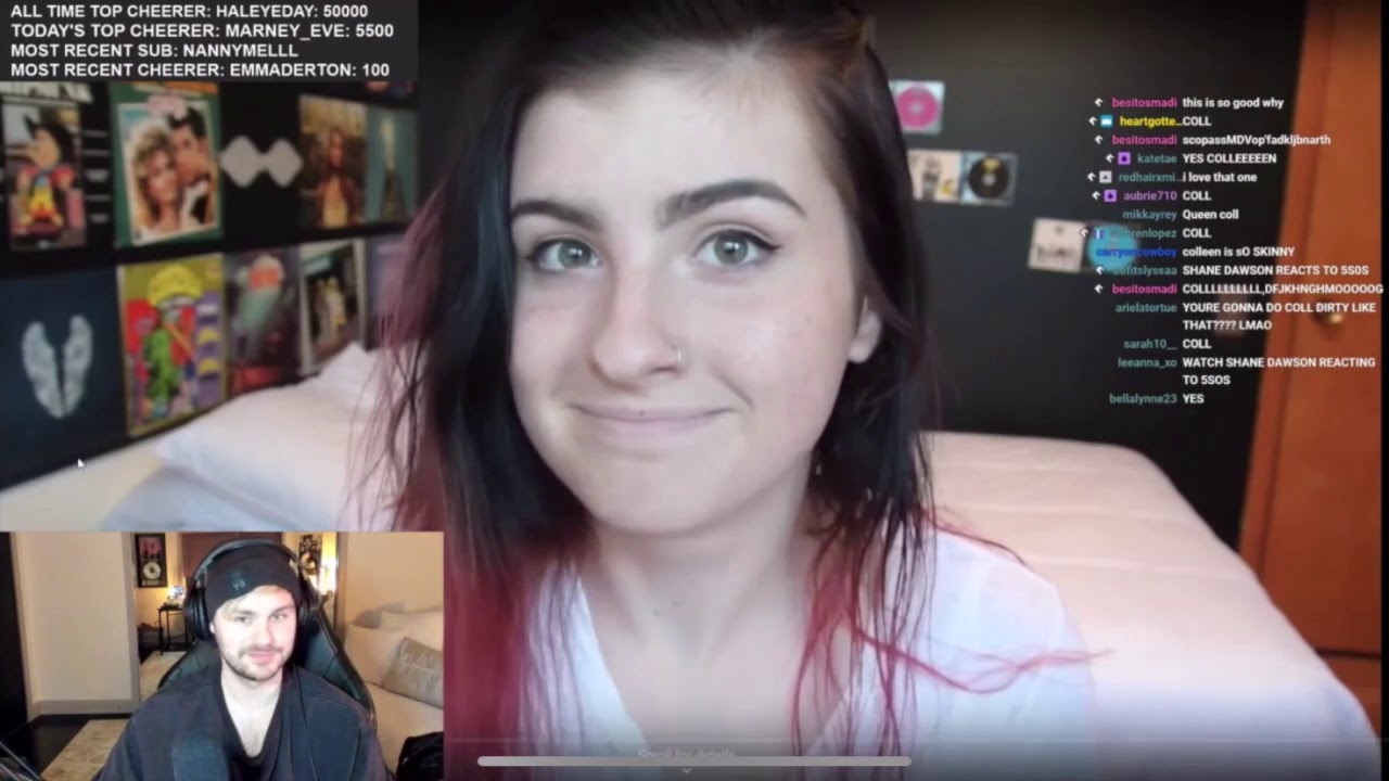 Michael Clifford watches 5SOS crack videos (Twitch live 24-02-2020)