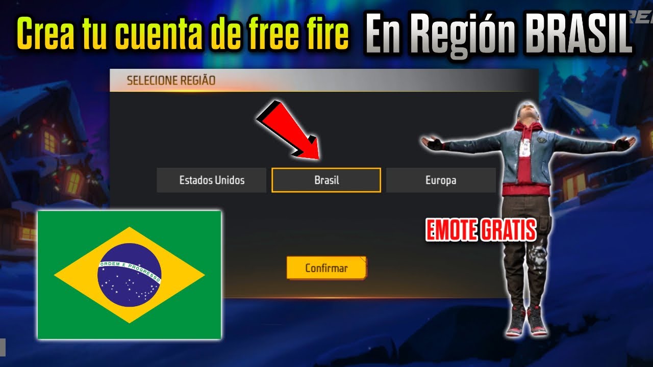 ¿Cómo crear una cuenta de Free Fire en región BRASIL? 🇧🇷 | 2025 (muy fácil) Explicado a detalle