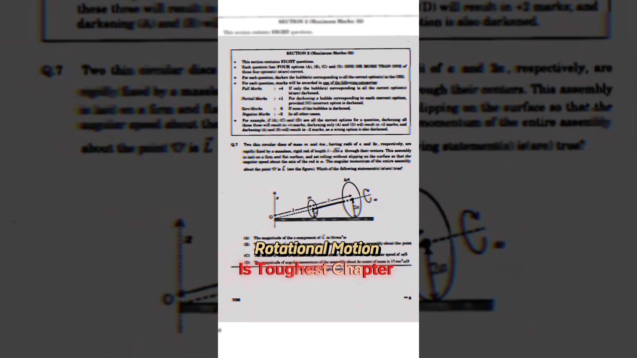 Rotational Motion Is Toughest?🥶 l #shorts