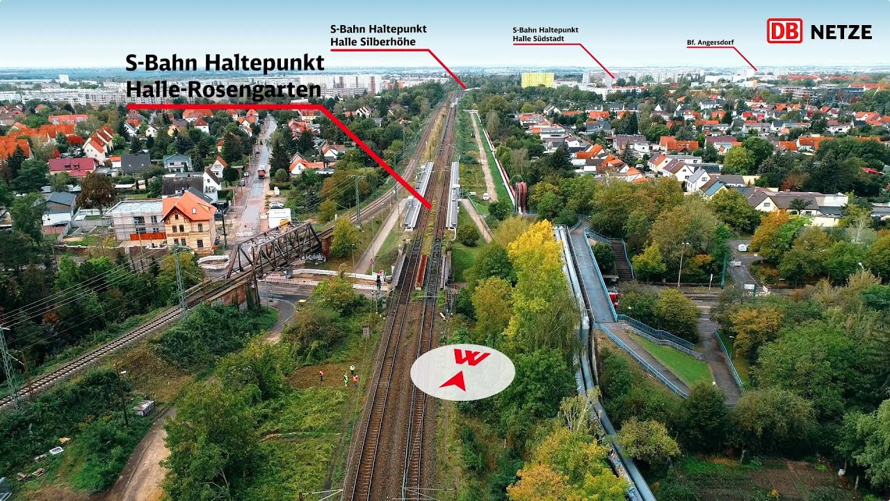 VDE 8: Bahnknoten Halle (Saale) Komplexmaßnahme Halle-Rosengarten – ESTW Angersdorf