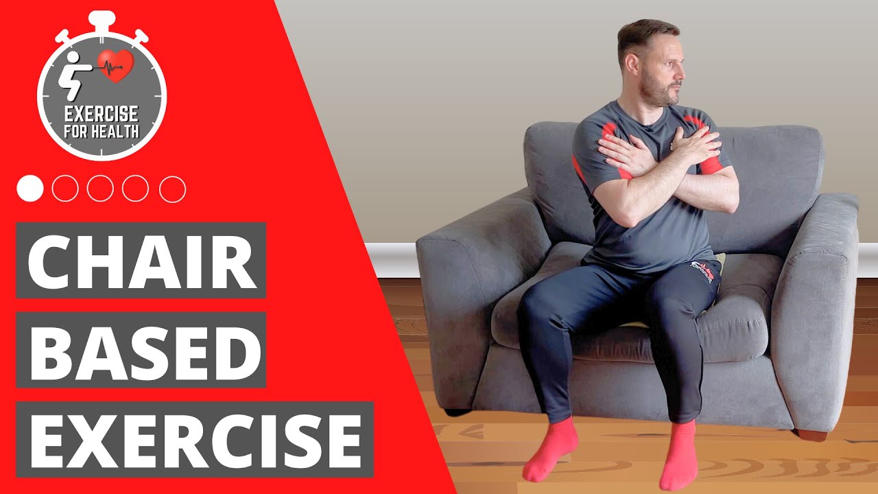 Seated exercises for respiratory conditions, chronic fatigue or muscle weakness