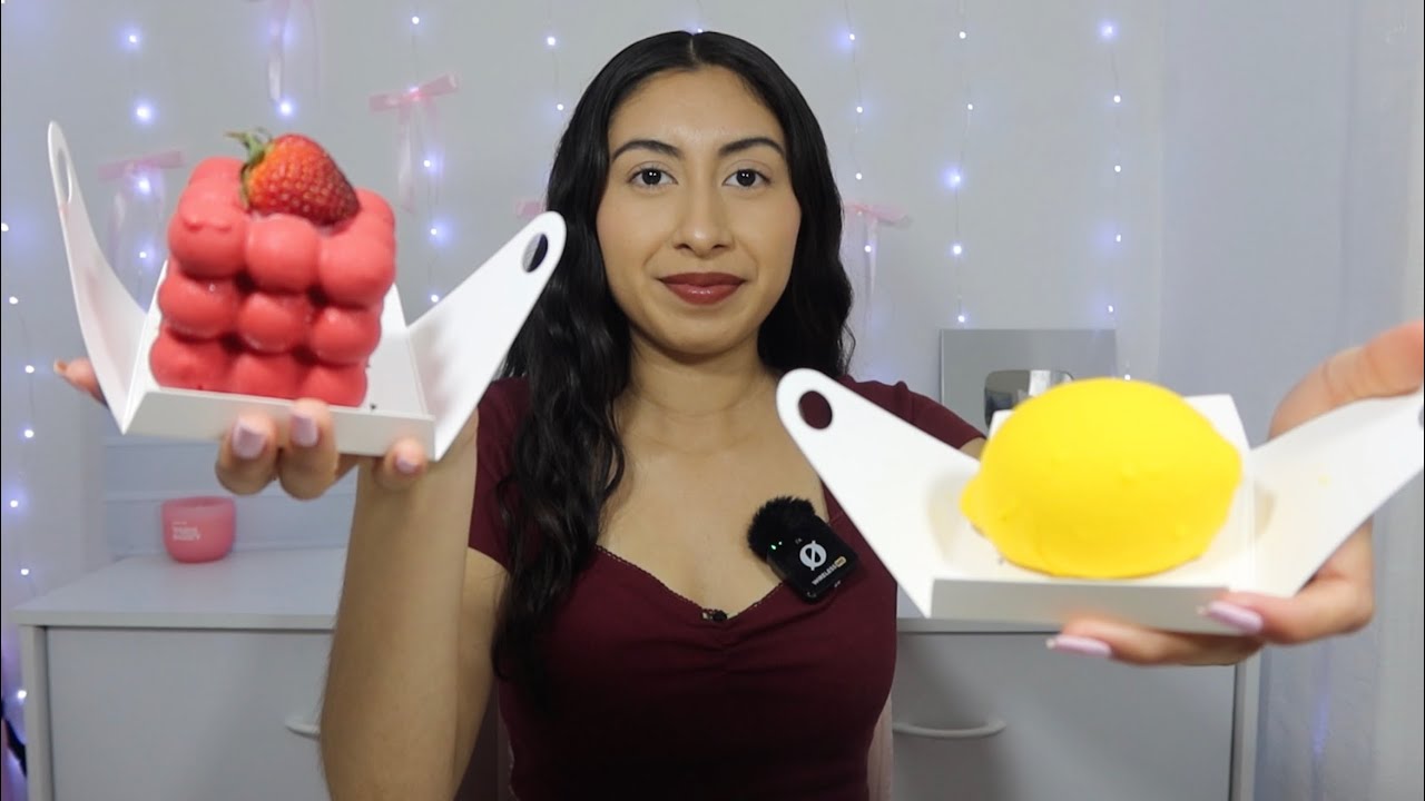 ASMR~Trying the Viral Tu Cha Ice cream Desserts! 🍦🍋🍓