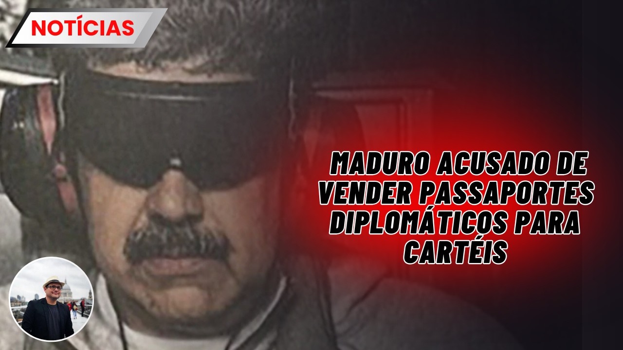 🔴AO VIVO: autoridades AMERICANAS acusam MADURO de vender PASSAPORTES DIPLOMÁTICOS para CARTÉIS.