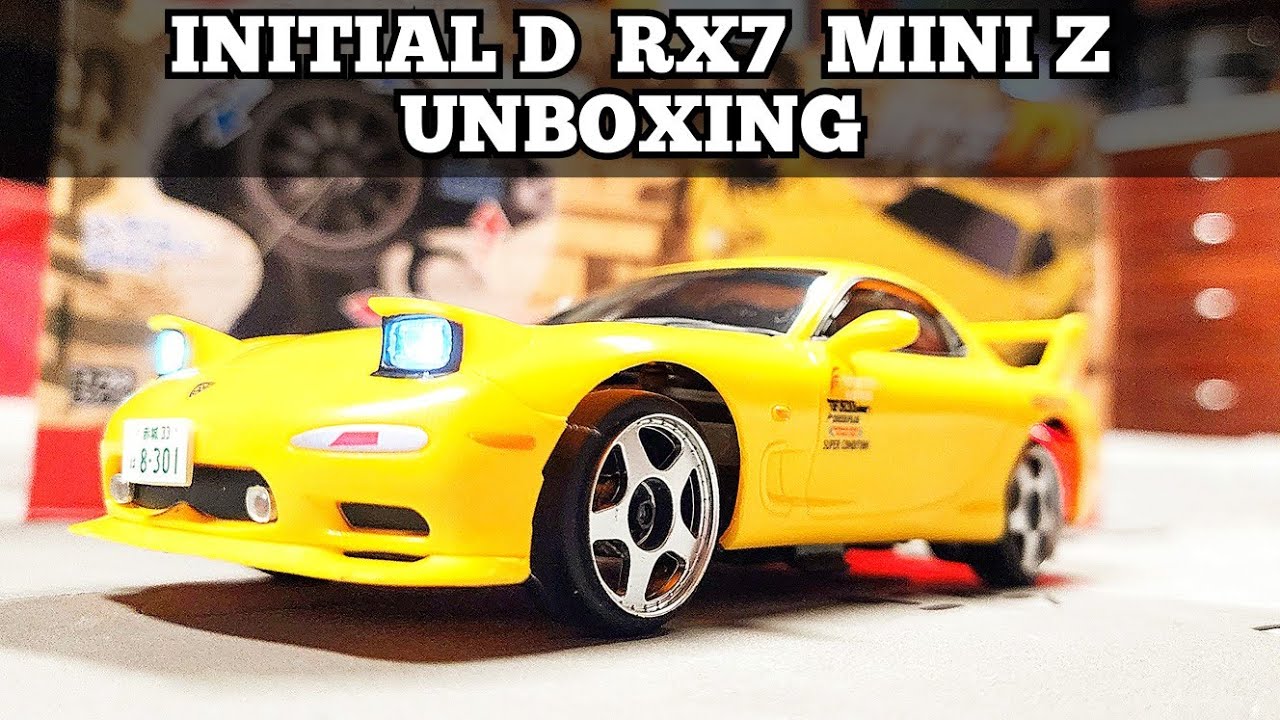 Распаковка первой модели Kyosho Mini Z Initial D RX7