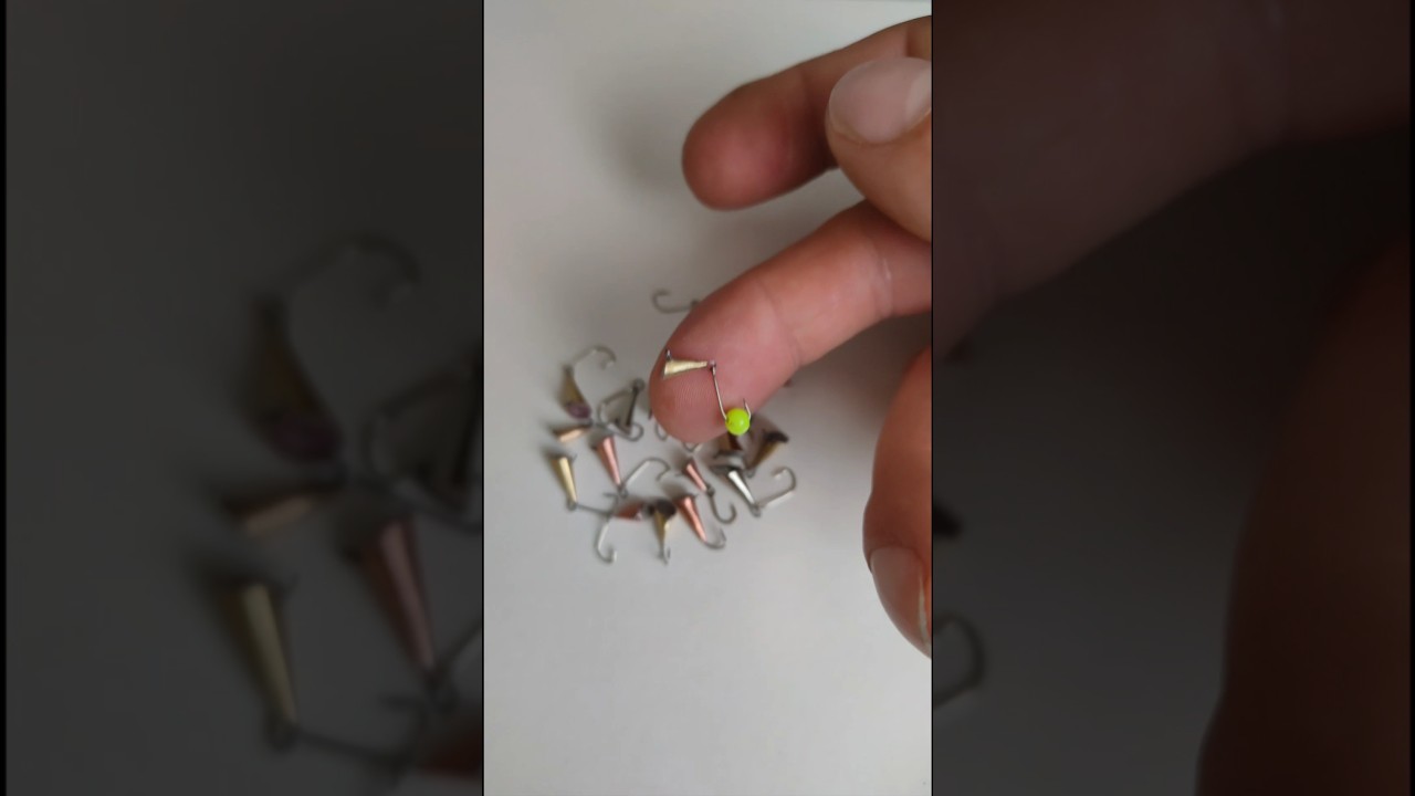 Мормышка для мормышинга: Шарнирная форма &laquo;Конус&raquo; с коронкой из латуни, меди и нейзильбера