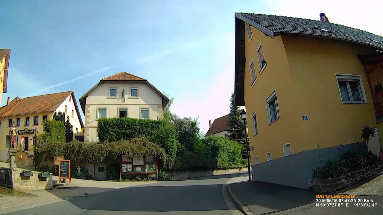 D: Markt Ludwigschorgast. Landkreis Kulmbach. Ortsdurchfahrt. Mai 2015