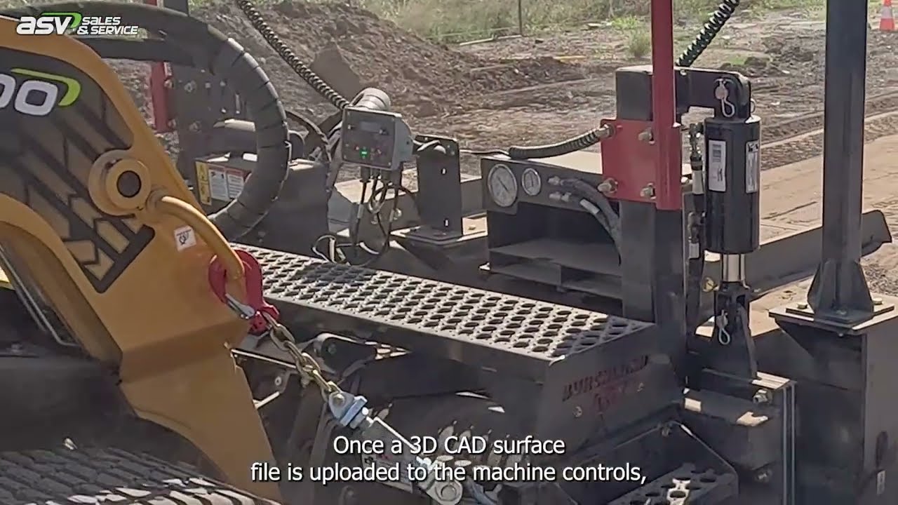 Level Faster & Smarter | ASV VT-80 with Burchland Soil Trimmer Demo