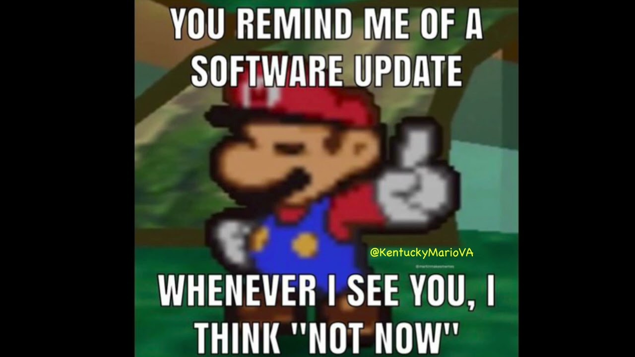 Mario’s Software Update 