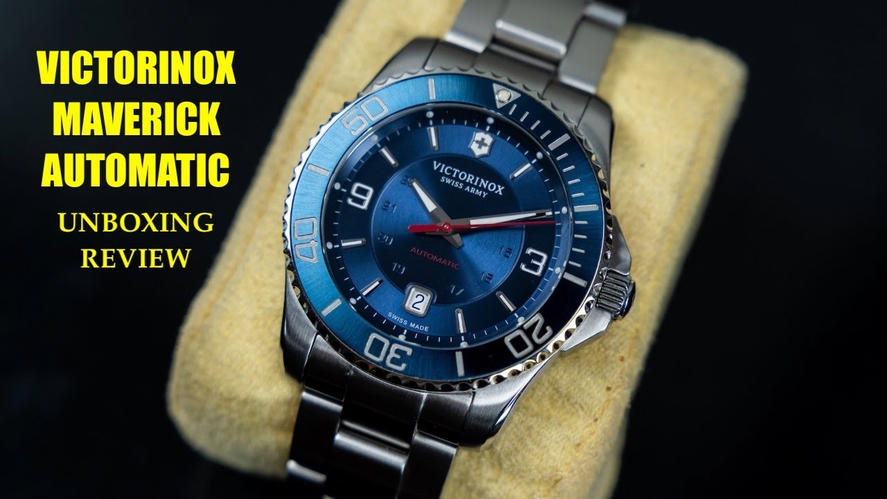 Victorinox Swiss Army Maverick Automatic 241706 Watch | Review Valjoux Relogios