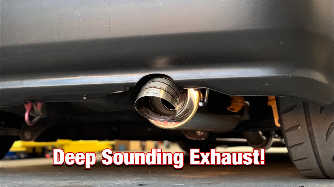 EG Civic Gets BIG Speedfactory Muffler and Exhaust Cleanup