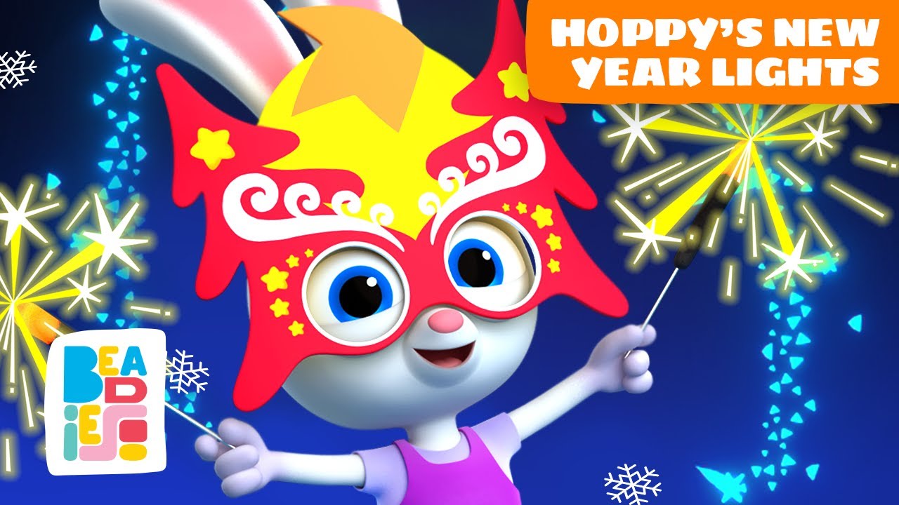 Hoppy&rsquo;s New Year lights &mdash; hope, art & celebration | Beadies kids cartoons