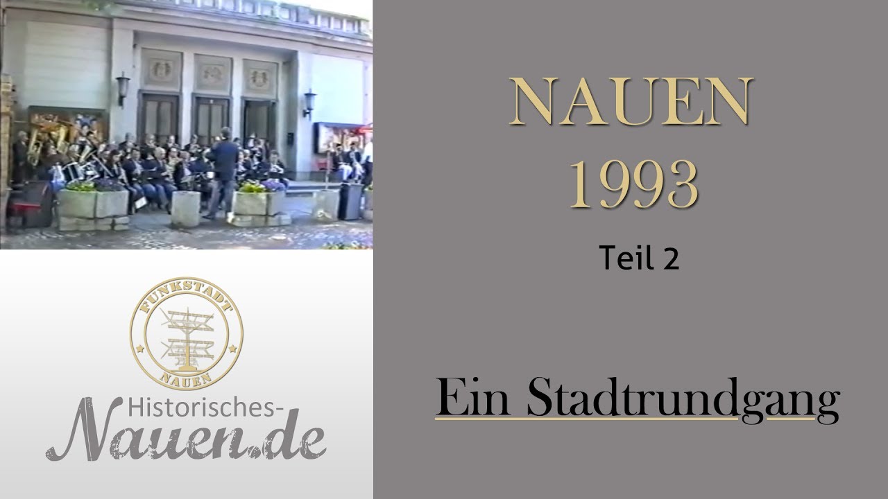 Nauen Theater der Freundschaft 1993 | Historisches Nauen | Stadtrundgang durch Nauen Teil 2