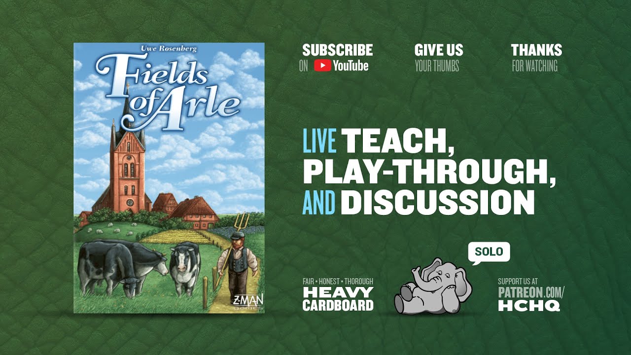 Fields of Arle --- solo Play-through by Heavy Cardboard