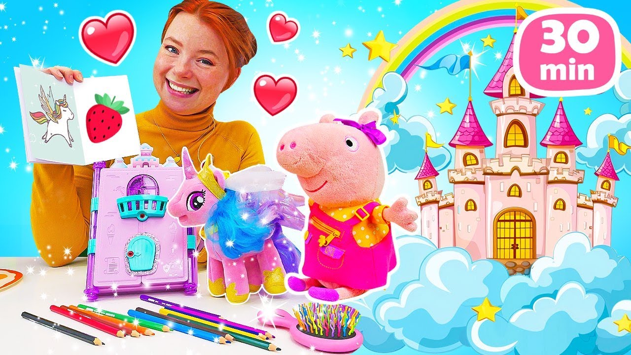 Kinder Spaß mit Peppa Wutz und Irene! Sammelvideo auf Deutsch