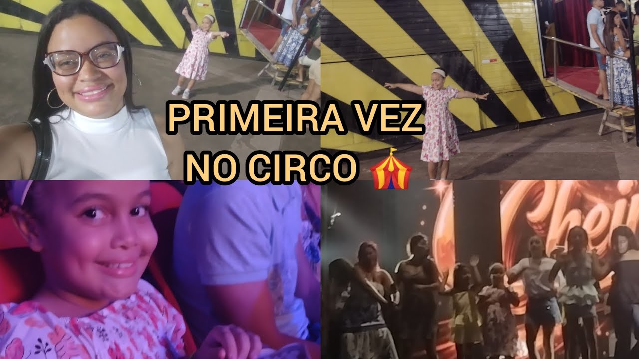 VLOG : PRIMEIRA VEZ DA MINHA FILHA NO #circo 