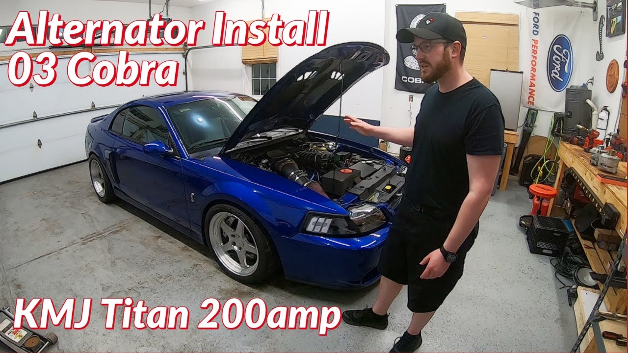 How To: 03 Cobra Alternator Install with 200 Amp KMJ Titan Series