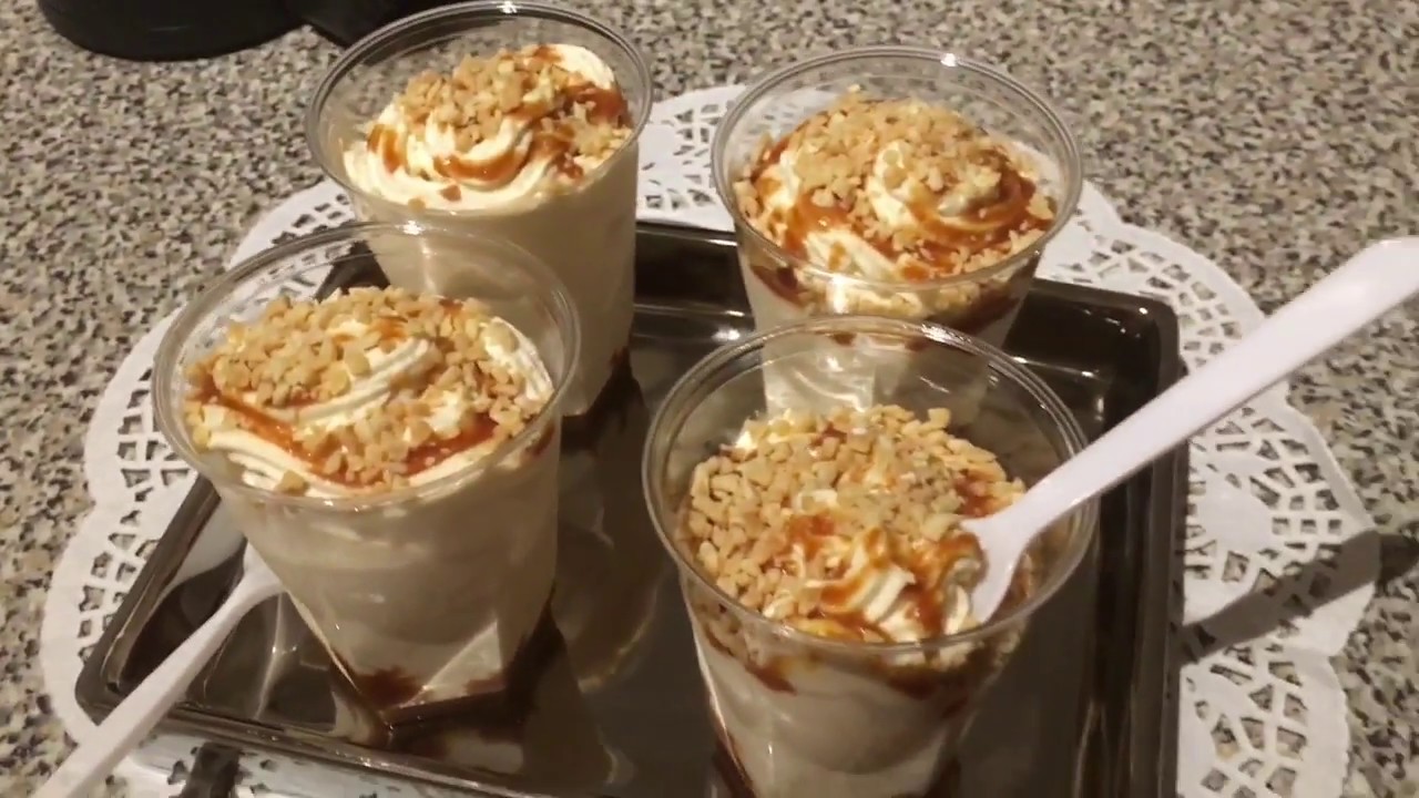 كلاص سانداي وكراميل منزلي ناجح مليون بالمئة glace syndae et caramel fait maison