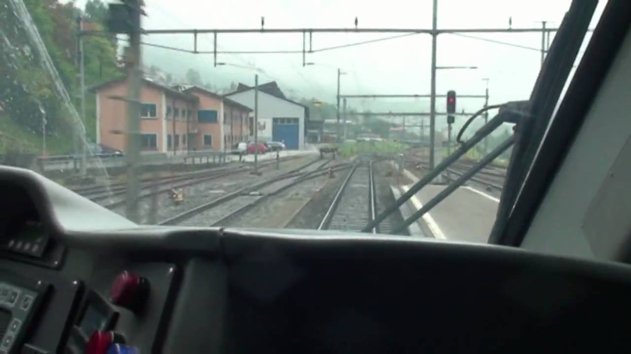 Gotthardbahn: Mit dem Cisalpino durch den Gotthard, Führerstandsmitfahrt