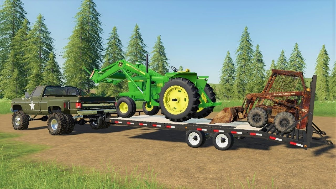 Getting new tractors for our farm and calling the police | Back in my day 13 | Farming simulator 19