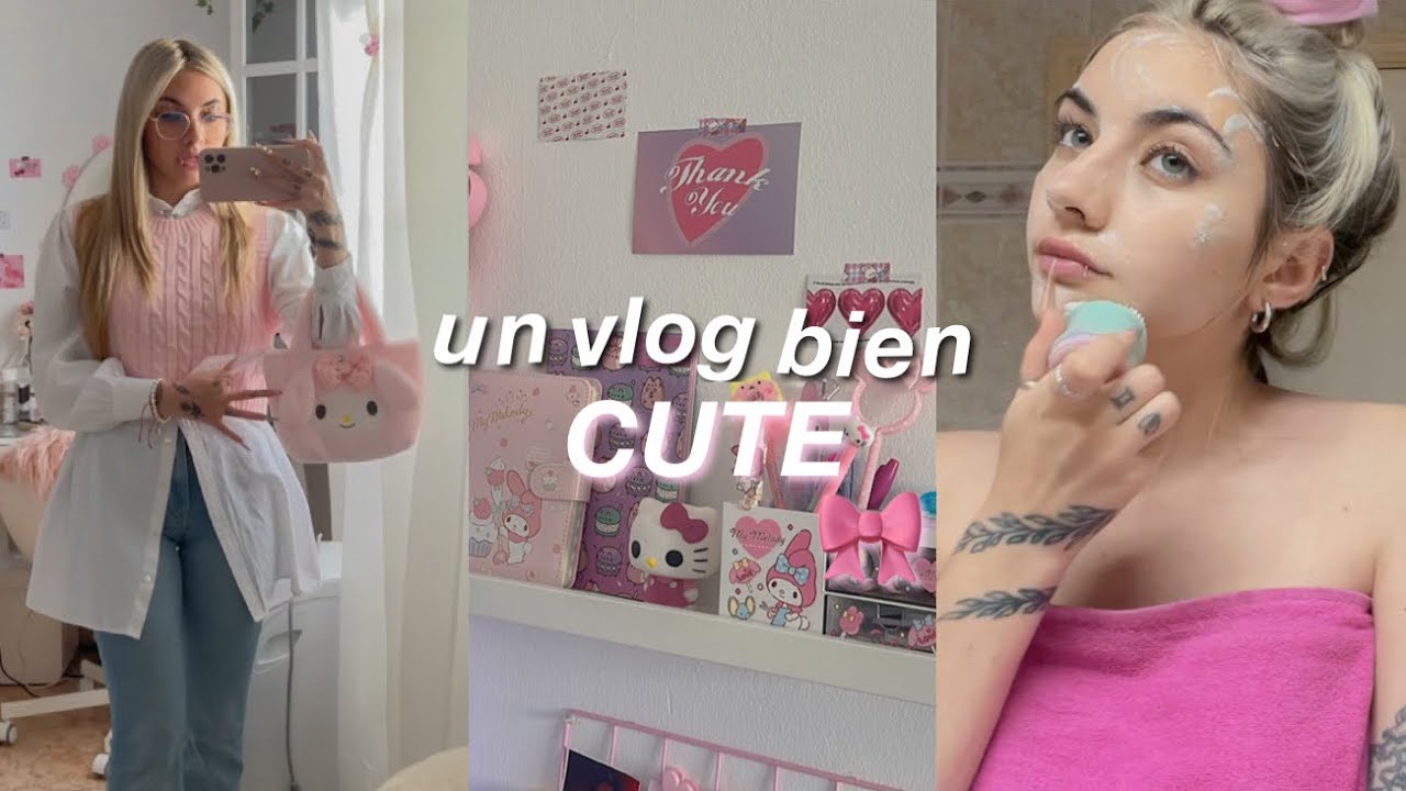 🎀VLOG~ {rutina en el gym, unboxing de Hello Kitty, inspo makeup…}