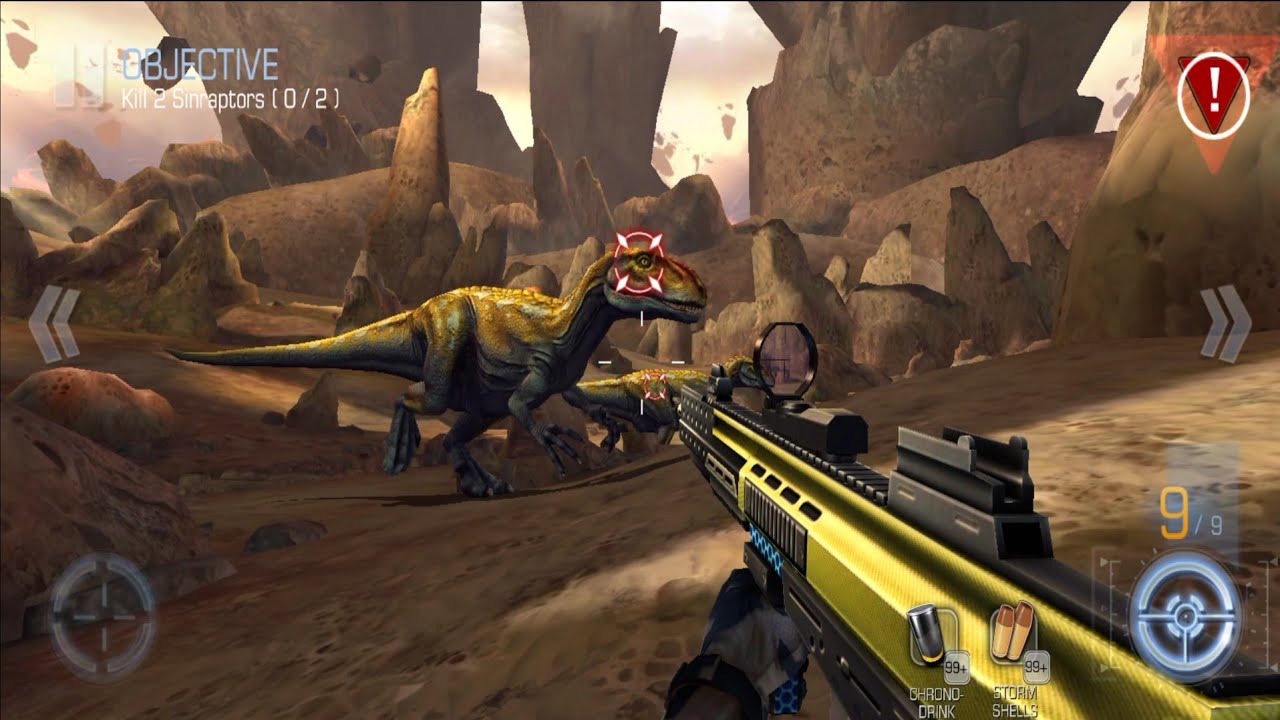 DINO HUNTER: DEADLY SHORE - Gameplay Walkthrough Part 262 | Kill 2 Sinraptors