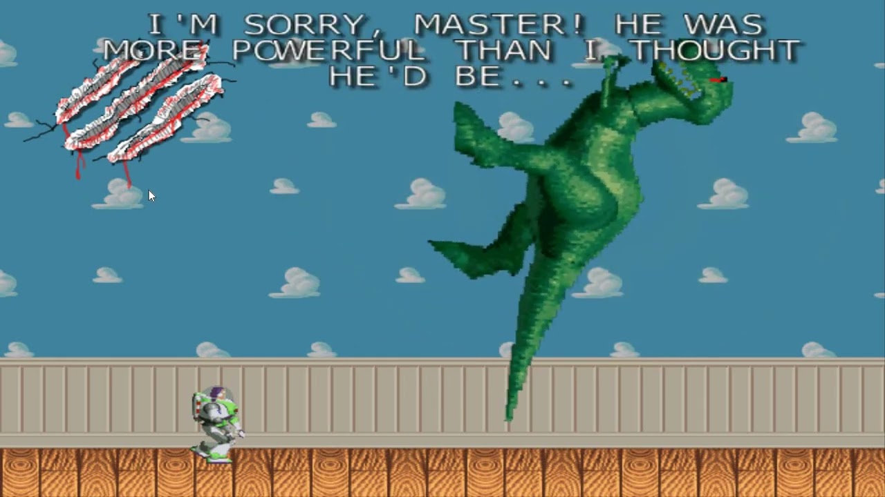 TOYSTORY3.EXE - Секретная битва с боссом Рексом (плохая концовка)