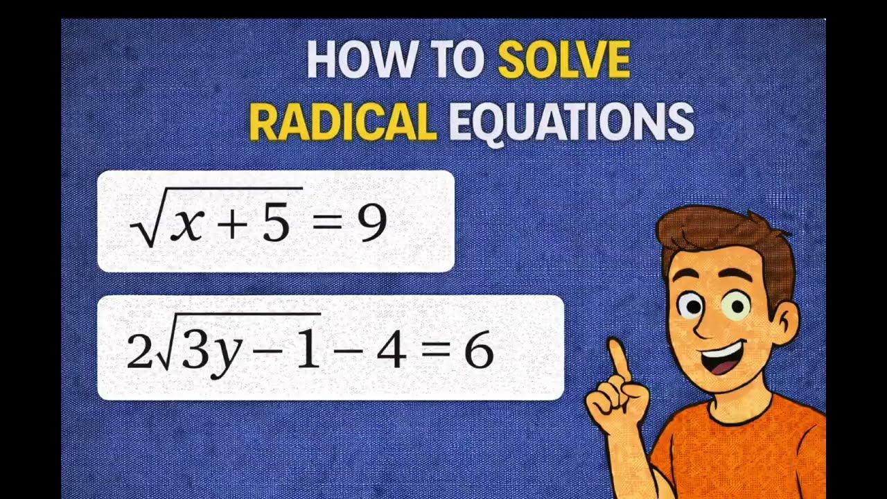 How to solve radical equations