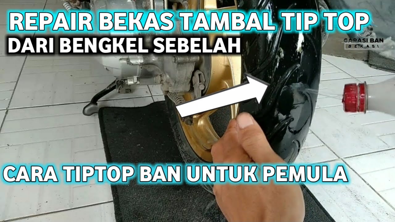 GAGAL TAMBAL BAN TIP TOP tikt0k, CARA MELEPAS BAN BELAKANG MOTOR VARIO UNTUK DI TIP TOP
