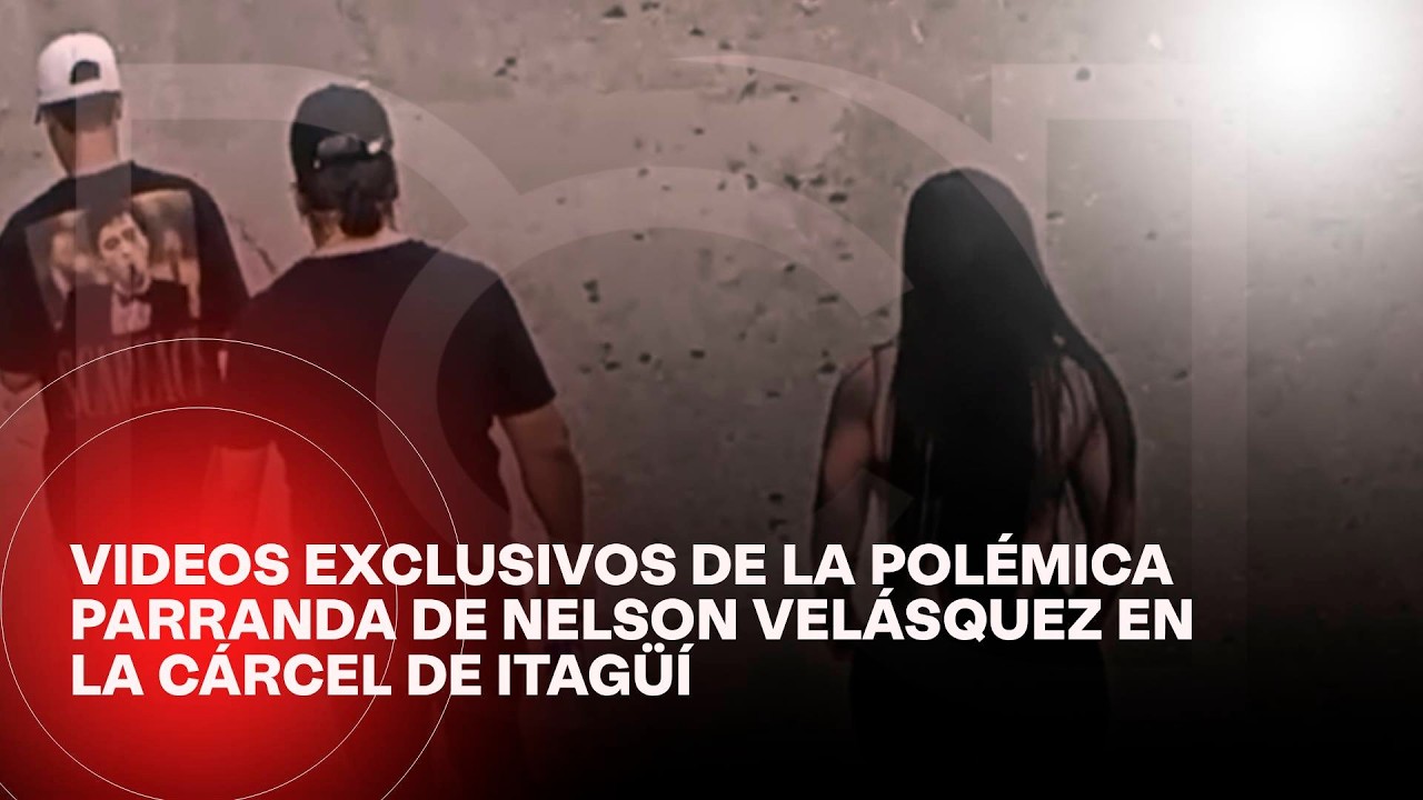 As&iacute; qued&oacute; grabada la entrada de Nelson Vel&aacute;squez e invitados a la parranda en la c&aacute;rcel de Itag&uuml;&iacute;
