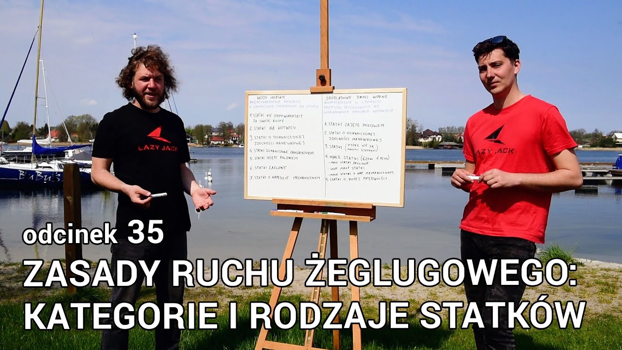 Przepisy żeglugowe - zasady ruchu żeglugowego - kategorie i rodzaje statków S01E35