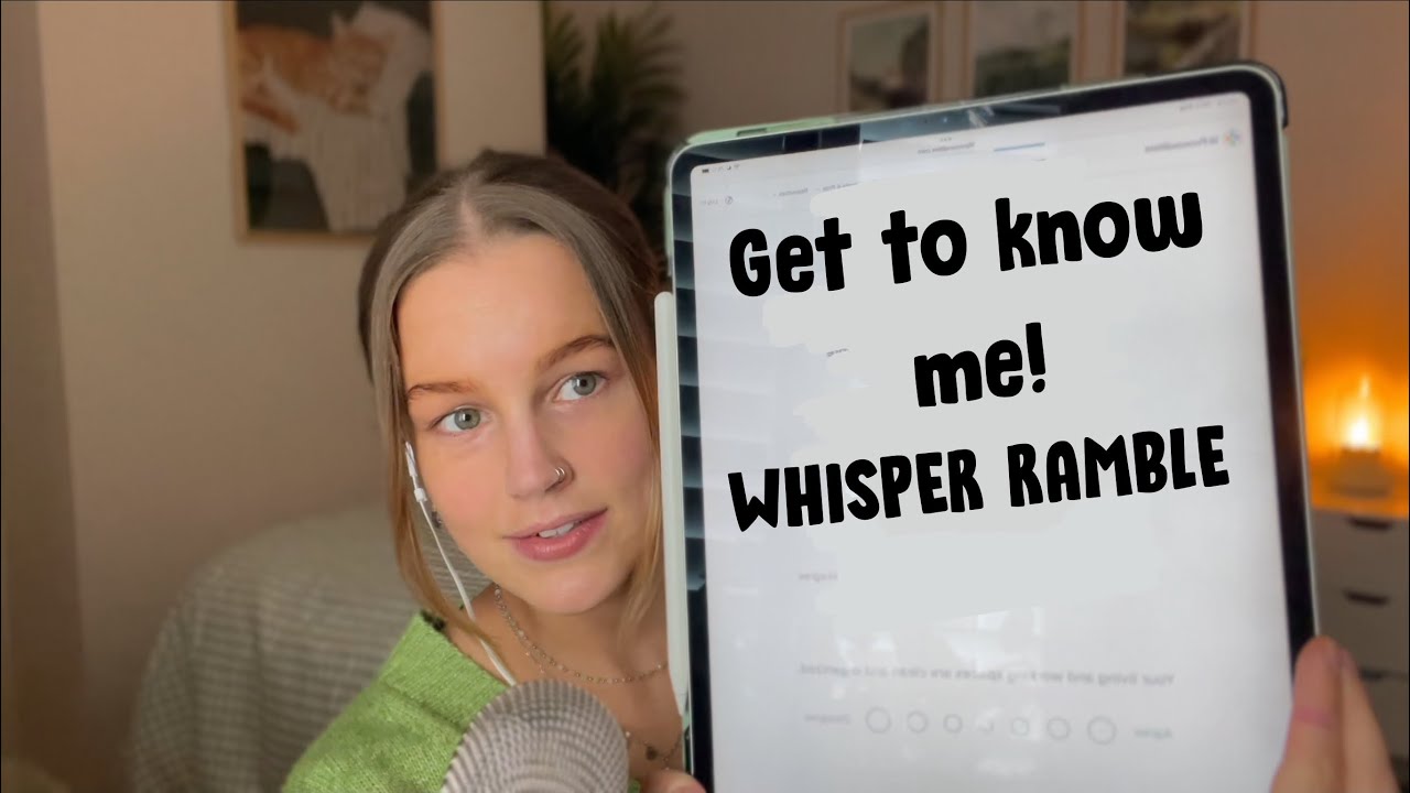 Тест на личность ASMR📋 &mdash; Чистый шепот, пока узнаёшь меня